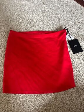 Khy sueded stretch mini skirt